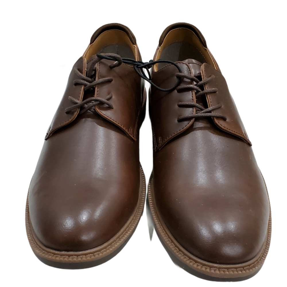 Brand New George Men's Trey Oxford Shoes Brown 8 9